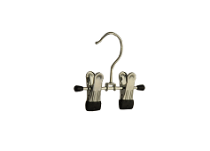 Klika - Klemmbügel Schiebeklemmung schwarz Anti 12cm 2 Stück