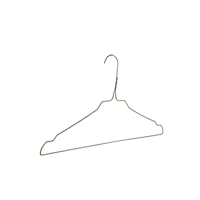 Klika - Draht-/Trockenreinigungsbügel 2,7 mm mit Hals 40 cm