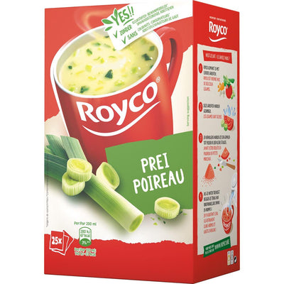 Royco - Minutensuppe klassischer Lauch, Packung mit 25 Beuteln