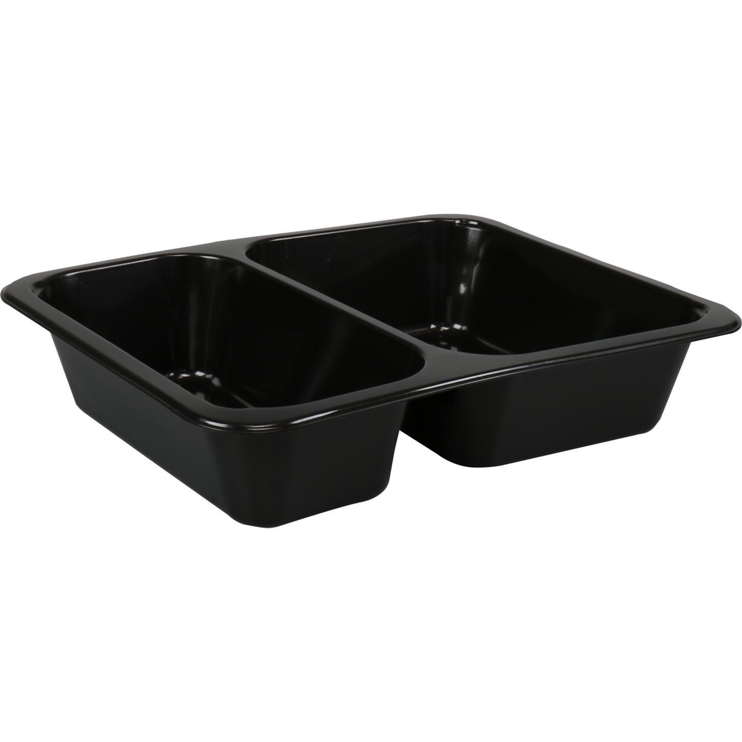 Klika - Bak | Pp | 2-Box | Menubak | 227x178x32mm | Schwarz | 50 Stück