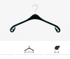 Klika -  Hanger zwart NA43 300 stuks