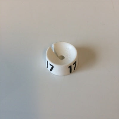 Klika -  MB wit/zwart 17 voor op kledinghanger