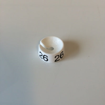 Klika -  MB wit/zwart 26 voor op kledinghanger