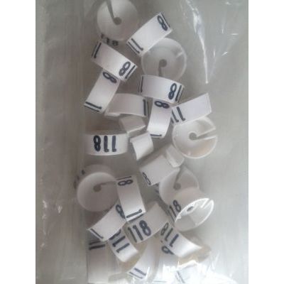 Klika -  MB wit/zwart 118 voor op kledinghanger