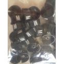 Klika -  MB zwart/wit M voor op kledinghanger