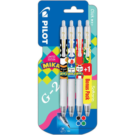 Pilot - Roller G-2 07 Mika, Blister mit 3+1 gratis in verschiedenen Farben