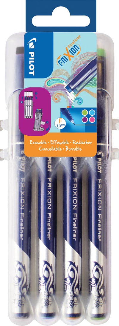 Pilot - Fineliner Frixion Fun, farblich sortiert, Set à 4 Stück