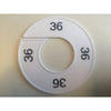Klika -  Maatring 9cm wit/zwart 36