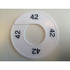 Klika -  Maatring 9cm wit/zwart 42