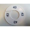 Klika -  Maatring 9cm wit/zwart 43