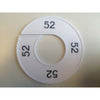Klika -  Maatring 9cm wit/zwart 52