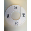 Klika -  Maatring 9cm wit/zwart 94
