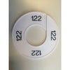 Klika -  Maatring 9cm wit/zwart 122