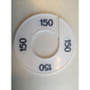Klika -  Maatring 9cm wit/zwart 150