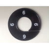 Klika -  Maatring 9cm zwart/wit 6