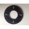 Klika -  Maatring 9cm zwart/wit 7