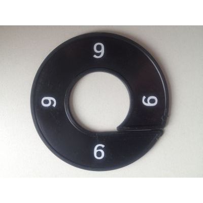 Klika -  Maatring 9cm zwart/wit 9