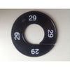 Klika -  Maatring 9cm zwart/wit 29