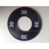 Klika -  Maatring 9cm zwart/wit 39