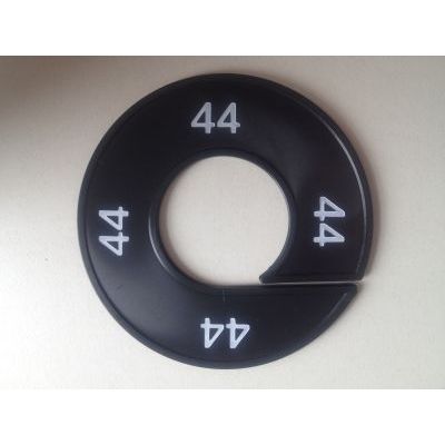 Klika -  Maatring 9cm zwart/wit 44