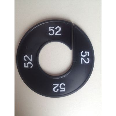Klika -  Maatring 9cm zwart/wit 52