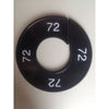 Klika -  Maatring 9cm zwart/wit 72