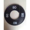 Klika -  Maatring 9cm zwart/wit 80