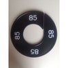 Klika -  Maatring 9cm zwart/wit 85