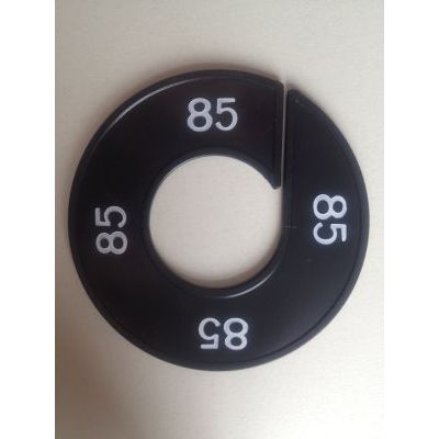 Klika -  Maatring 9cm zwart/wit 85