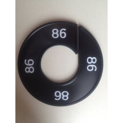 Klika -  Maatring 9cm zwart/wit 86