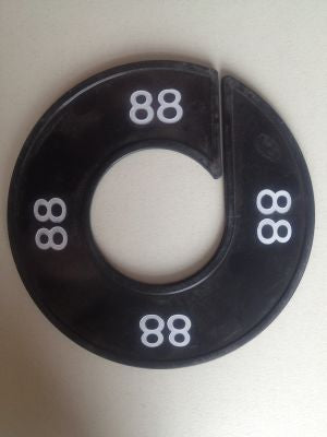 Klika -  Maatring 9cm zwart/wit 88