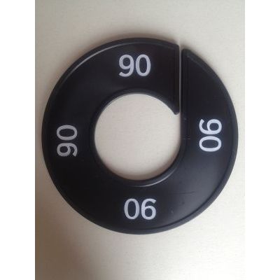 Klika -  Maatring 9cm zwart/wit 90