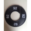 Klika -  Maatring 9cm zwart/wit 92
