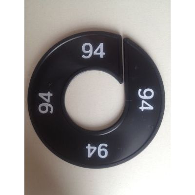 Klika -  Maatring 9cm zwart/wit 94