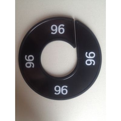 Klika -  Maatring 9cm zwart/wit 96