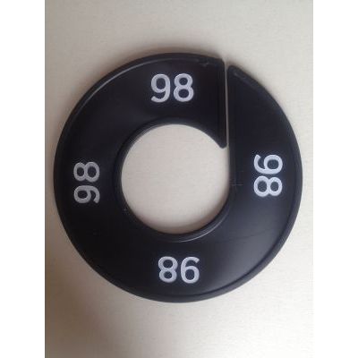 Klika -  Maatring 9cm zwart/wit 98