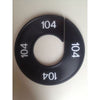 Klika -  Maatring 9cm zwart/wit 104