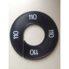 Klika -  Maatring 9cm zwart/wit 110