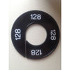 Klika -  Maatring 9cm zwart/wit 128