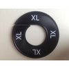 Klika -  Maatring 9cm zwart/wit XL