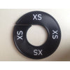 Klika -  Maatring 9cm zwart/wit XS