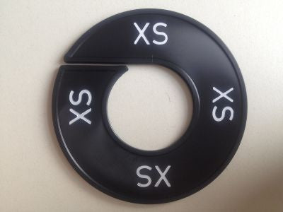 Klika -  Maatring 9cm zwart/wit XS
