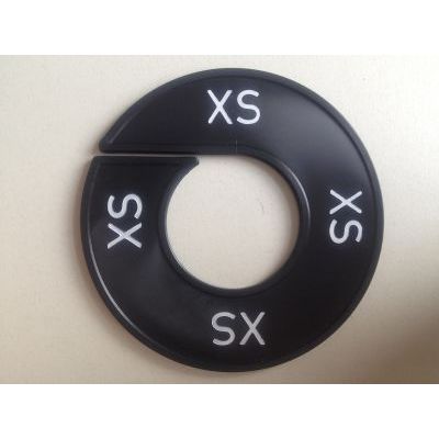 Klika -  Maatring 9cm zwart/wit XS