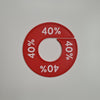 Klika - Größenring rot/weiß 40%