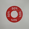 Klika - Größenring rot/weiß 50%
