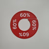 Klika - Größenring rot/weiß 60%