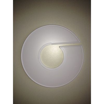 Klika -  Maatring 11cm wit onbedrukt