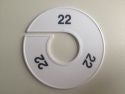 Klika -  Maatring 11cm wit/zwart 22