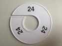 Klika -  Maatring 11cm wit/zwart 24