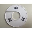 Klika -  Maatring 11cm wit/zwart 30